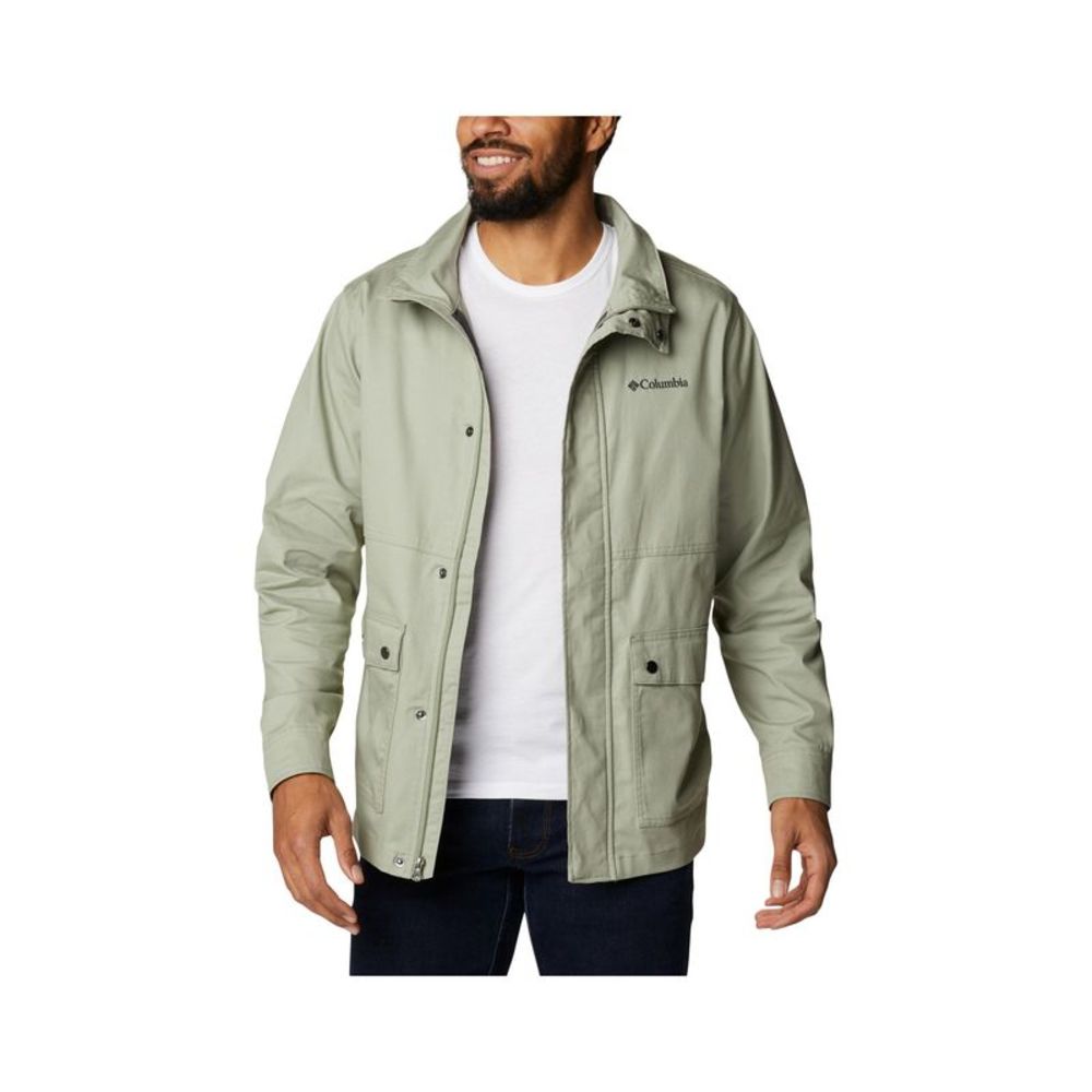 COLUMBIA SPORTSWEAR CO. Mens Tanner Green Stretch Zip Up Jacket XL